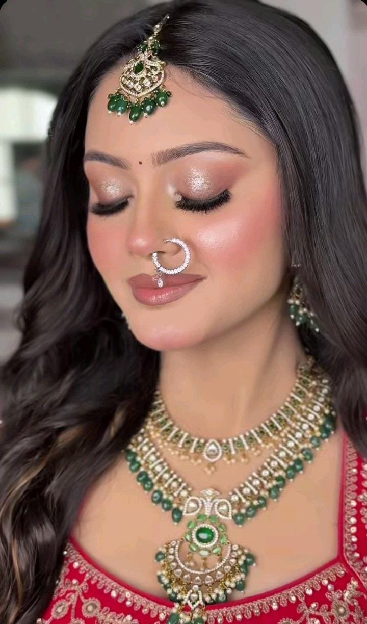 Bridal makeup at Ansh Studio